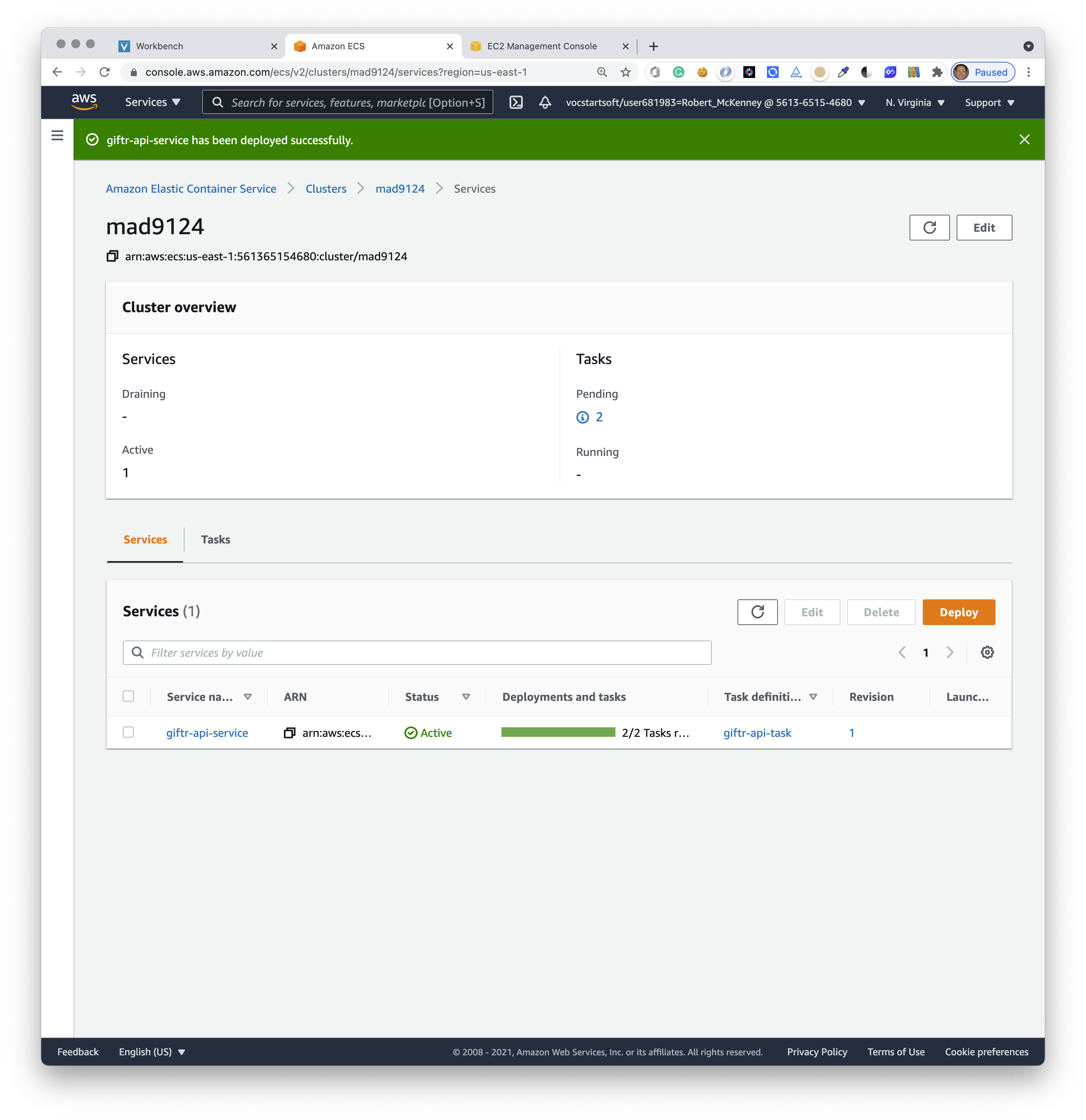 ECS configuration step 16